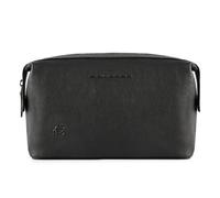 Piquadro Black Square Toiletry bag Genuine Leather 23 cm black