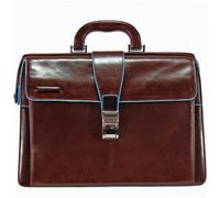 Piquadro Blue Sqare Doctor Case Leather 36 cm brown