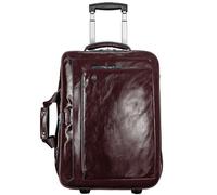 Piquadro Blue Square 2 wheels Wheeled briefcase Genuine Leather 51 cm Laptop compartment brown