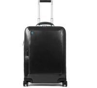 Piquadro Blue Square 4 wheels Cabin suitcase 55 cm black