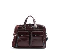 Piquadro Blue Square Briefcase, male, brown