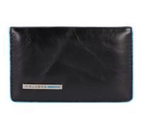 Piquadro Blue Square business card case leather 10 cm black