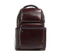 Piquadro Blue Square | leather Backpack | brown