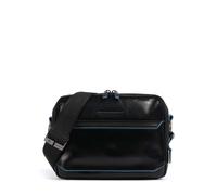 Piquadro Blue Square | leather Crossbody bag | black