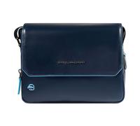 Piquadro Blue Square Messenger Leather 23 cm blue