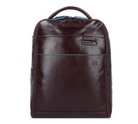 Piquadro Blue Square Revamp Business backpack Genuine Leather 37 cm Laptop compartment brown