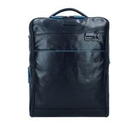Piquadro Blue Square Revamp Business backpack Leather 41 cm Laptop compartment blue