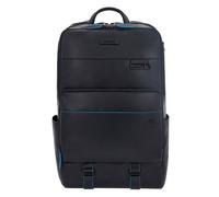 Piquadro Blue Square Revamp Business backpack RFID protection Leather 43 cm Laptop compartment blue