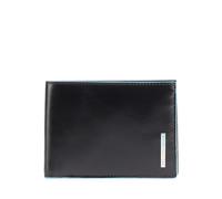 Piquadro Blue Square wallet leather 12.5 cm black