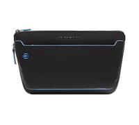 Piquadro Blue Square Shoulder bag Genuine Leather 30 cm black