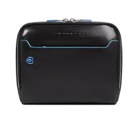 Piquadro Blue Square Shoulder bag Leather 21 cm black