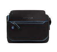 Piquadro Blue Square Shoulder bag Leather 27 cm black