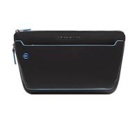 Piquadro Blue Square Shoulder bag Leather 30 cm black