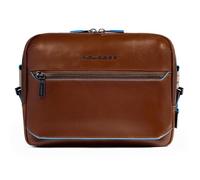 Piquadro Blue Square Shoulder bag RFID protection Leather 25 cm brown