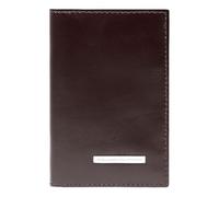 Piquadro Blue Square Slim Credit Cards Holder RFID Mahogany, mahogany