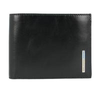 Piquadro Blue Square Wallet Genuine Leather 12.5 cm black