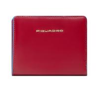 Piquadro Blue Square Wallet RFID protection Genuine Leather 11 cm red