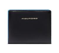 Piquadro Blue Square Wallet RFID protection Leather 11 cm black
