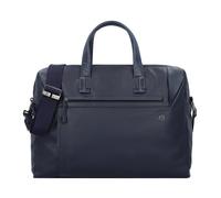 Piquadro Briefcase Leather 43.5 cm Laptop compartment blue