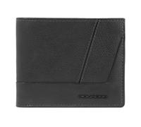 Piquadro Carl Wallet RFID protection Leather 11 cm black