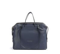 Piquadro Circle laptop bag leather 40 cm laptop compartment blue