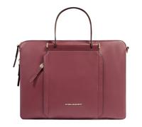 Piquadro Circle briefcase leather 43 cm laptop compartment red