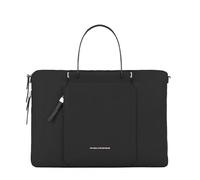 Piquadro - Compact Leather Work Laptop Bag 15.6" - Women - Black