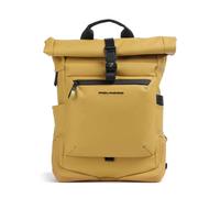 Piquadro Corner 2.0 Rolltop backpack, 17L, unisex, yellow