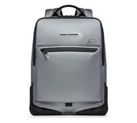 Piquadro Corner Business backpack 43 cm Laptop compartment silver colored