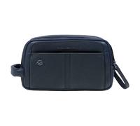 Piquadro Designer Navy Blue Cosmetic Travel Toiletry Bag