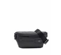 PIQUADRO embossed-logo belt bag - Black One Size