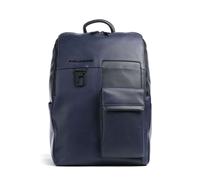 Piquadro Finn | leather Backpack | blue