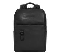 Piquadro Harper Business backpack Genuine Leather 42 cm Laptop compartment black