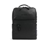 Piquadro Harper Business backpack Leather 42 cm Laptop compartment black
