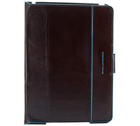 Piquadro Ipadair2 Stand Up Leather Case with Automatic Sleep/Wake Function, Mahogany, One Size