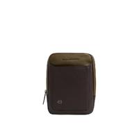 Piquadro Black Square Shoulder bag Genuine Leather 17 cm olive
