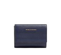 PIQUADRO leather trifold wallet - Blue One Size