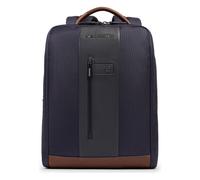 Piquadro Letter backpack RFID 41 cm laptop compartment blue