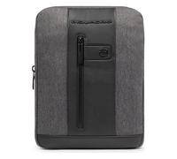 Piquadro Letter shoulder bag 21 cm gray