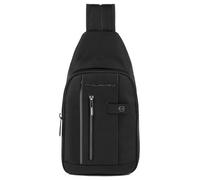 Piquadro Letter shoulder bag 37 cm black