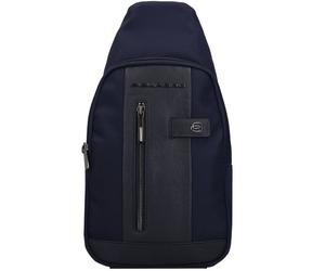 Piquadro Letter shoulder bag 37 cm blue