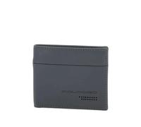 PIQUADRO logo-print leather wallet - Grey One Size