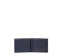 PIQUADRO Men's Compact Wallet, Document Holder Pell_TES Blue - Blue One Size, Blue - Blue, Taglia Unica