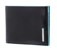 PIQUADRO Men's Wallet with 12 Credit Card Slots, Black, 12 cm, Coin Purse