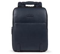 Piquadro Mode Special backpack leather 40 cm laptop compartment blue