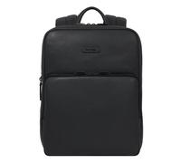 Piquadro Modus Daypack Genuine Leather 37 cm Laptop compartment black