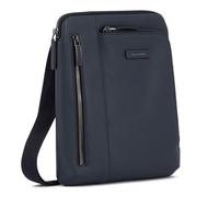PIQUADRO Modus Men's Large Leather iPad Bag, Blue, blue, Taglia Unica