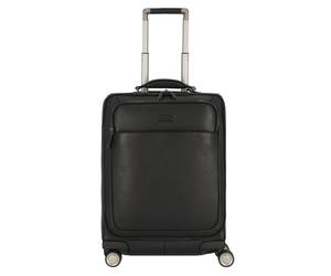 Piquadro Modus Special 4 wheels Trolley Genuine Leather 59 cm black