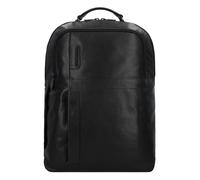 Piquadro P15S Daypack Leather 43 cm Laptop compartment black