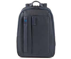 Piquadro P16 business backpack 40 cm laptop compartment blue